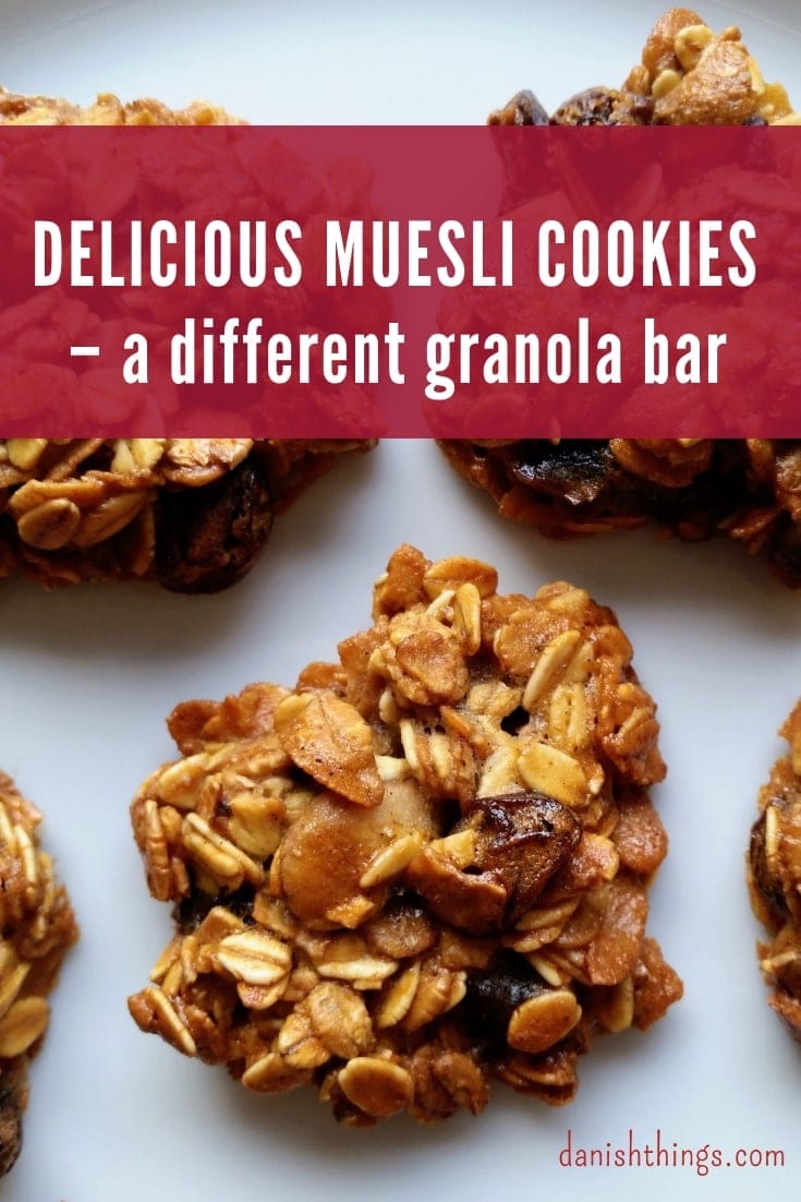 Delicious muesli cookies a different muesli bar Danish Things