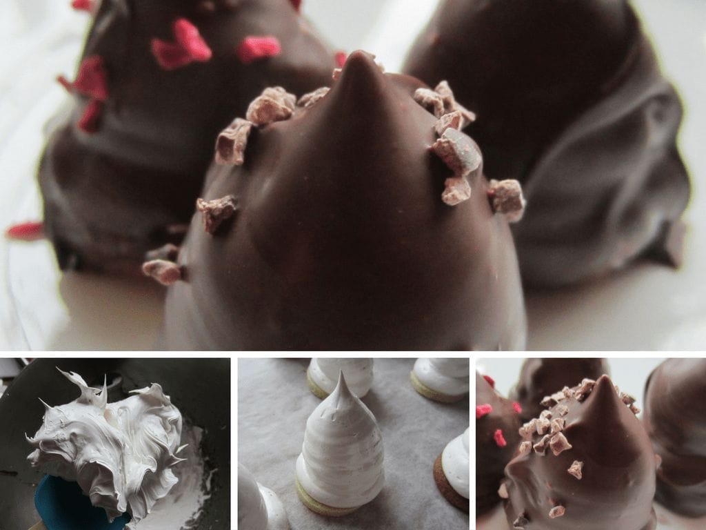 juleflødeboller med gløggskum - Fransk marengs, schweizisk marengs og italiensk marengs - find opskrifterne på danishthings.com © Christel Danish Things