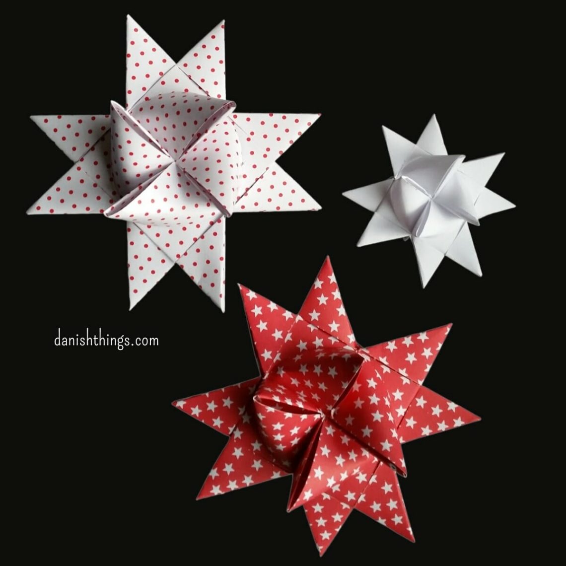 How to make a Froebel star - a classic Danish Christmas decoration. A Christmas star - step-by-step guide. Whether you weave or fold paper stars, if you are a beginner or experienced, you will get help with text, photos, and videos for every step. Find recipes, step-by-step guides, free print, and inspiration for this time of year at danishthings.com © Christel Parby - Danish Things #DanishThings #froebelstar #frobelstern #paperstar #paper #star #howto #howtoguide #danish #christmas #decoration #homemade #decoration #danishchristmas #danishstar #adventstar #advent #nordic #german #christmasstar