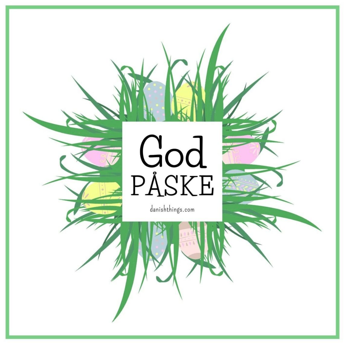 Påskehare kort - gratis påskekort - Danish Things
