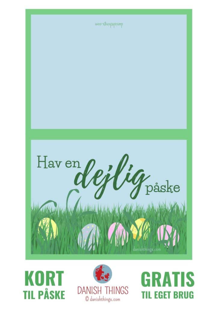 Påskekort og påsketoppe - dekoration til væg, mail eller slikposen ...