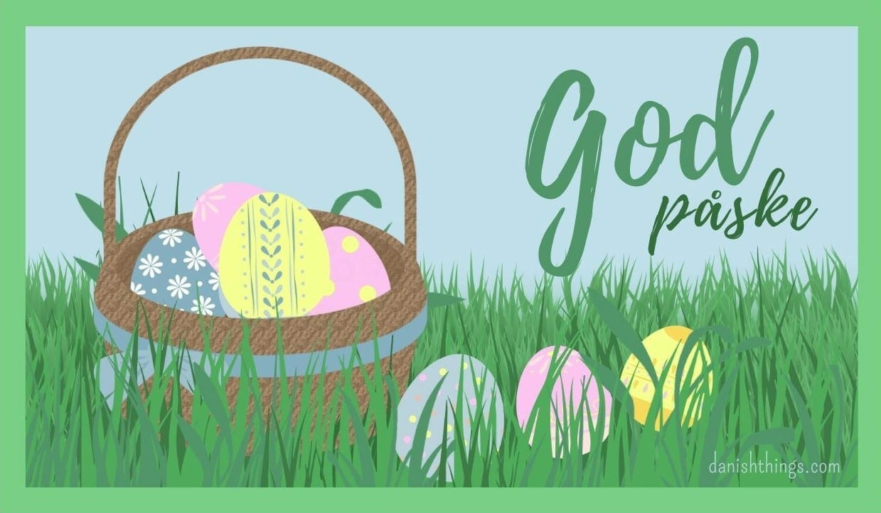 Påskehare kort - gratis påskekort - Danish Things