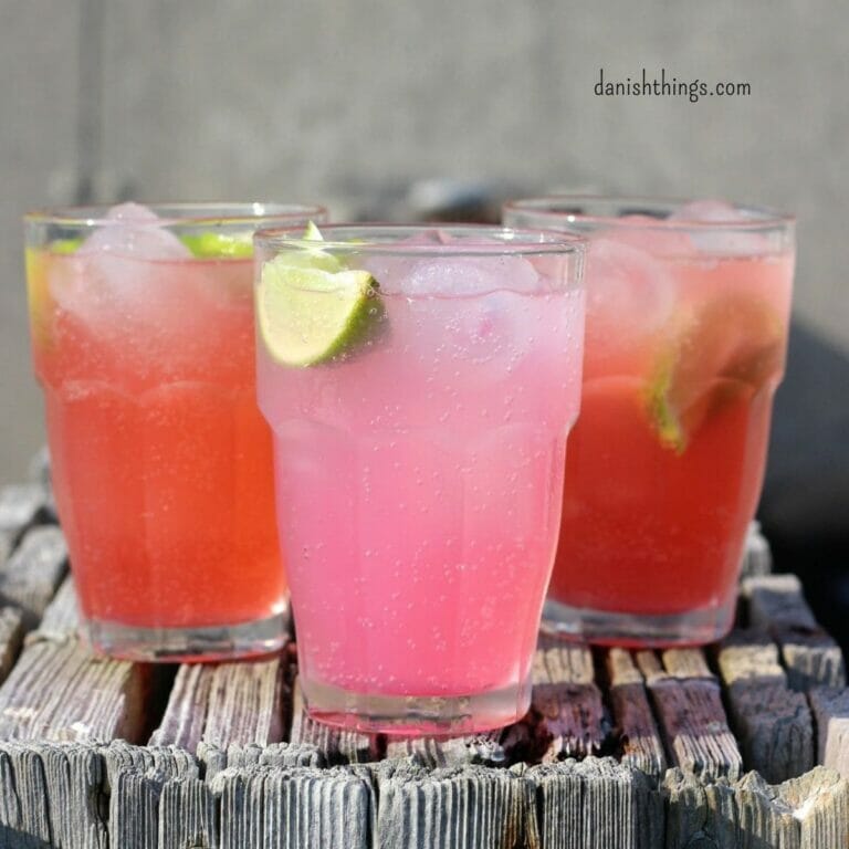 Rose gin Hass rose cocktail og rose mocktail Danish Things